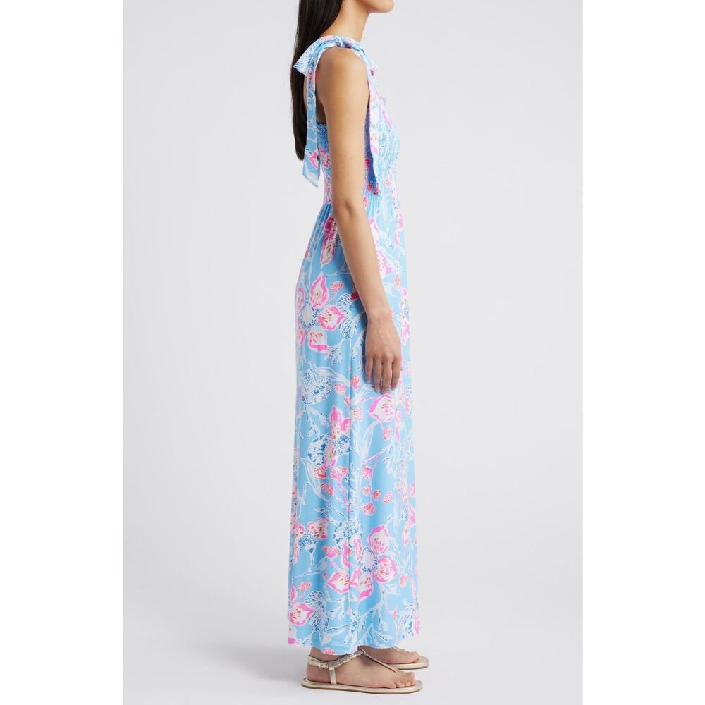 Lilly Pulitzer Kailua Floral Smocked Maxi Sundress XL (NEW without tags) - Picture 3 of 7